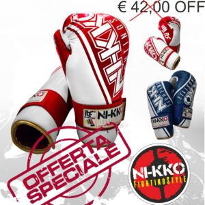 GUANTONI TAEKWONDO NI-KKO "K23" ITF APPROVED ROSSI E BLU